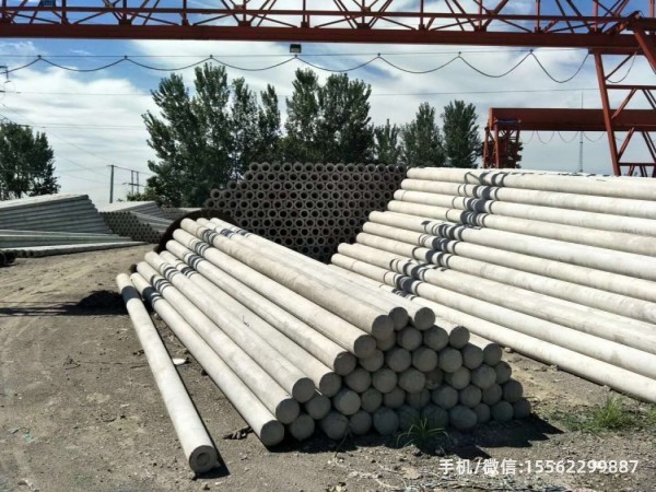 淄博190*10米非预应力水泥电线杆